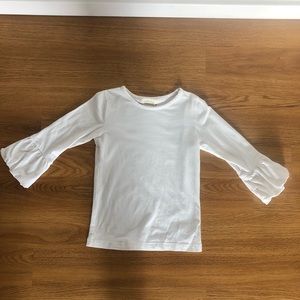 Matilda Jane off white puffer top, size 4